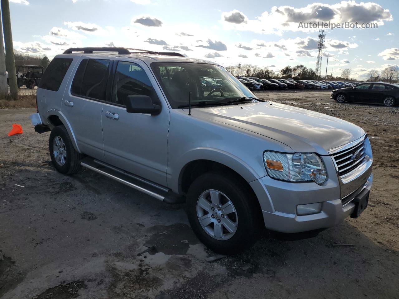 2010 Ford Explorer Xlt Silver vin: 1FMEU7DE6AUA49170