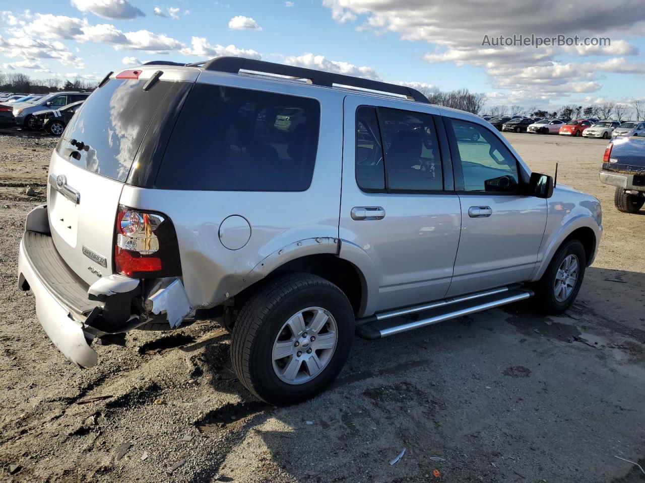 2010 Ford Explorer Xlt Silver vin: 1FMEU7DE6AUA49170