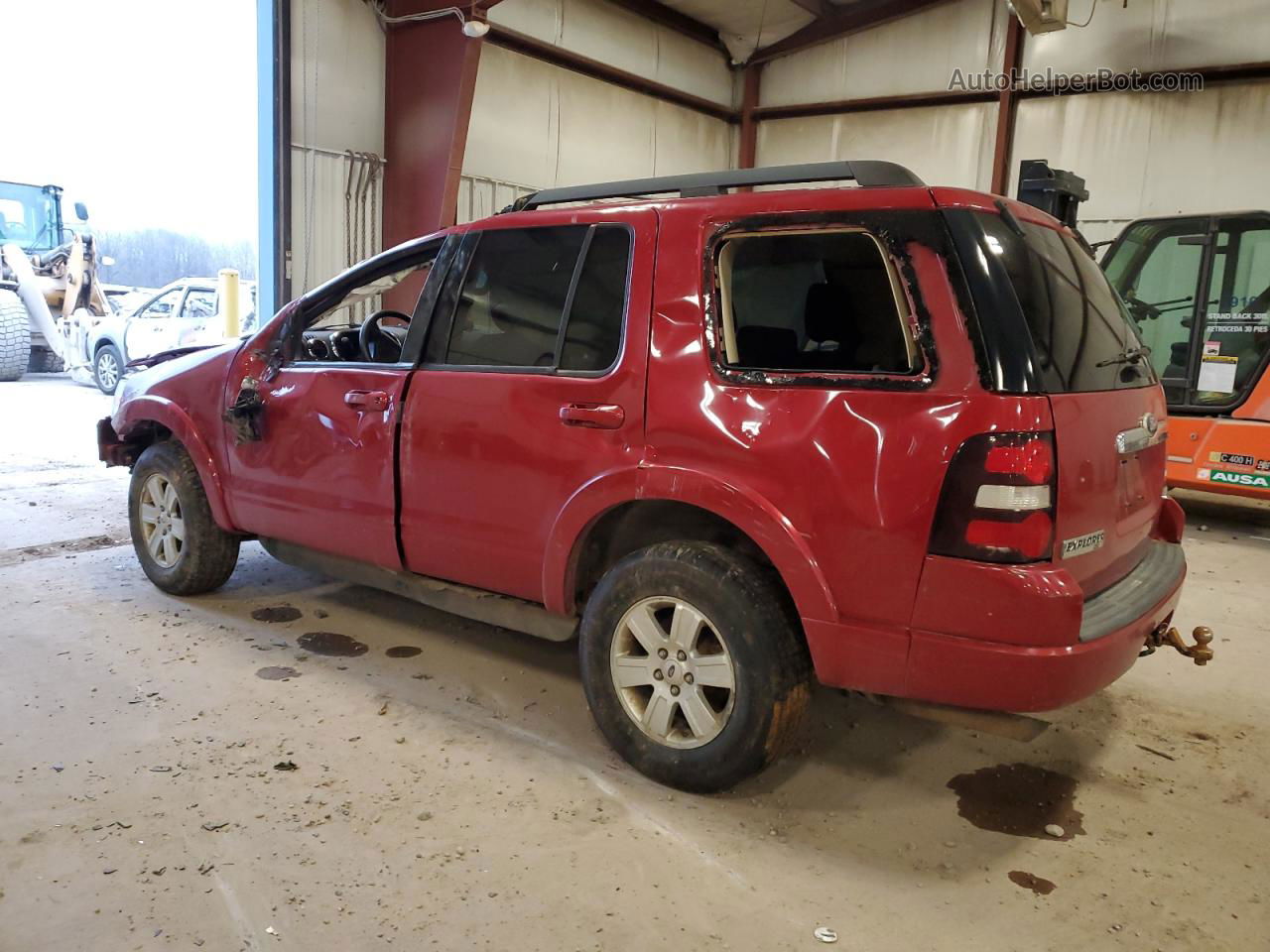 2010 Ford Explorer Xlt Burgundy vin: 1FMEU7DE6AUA74392