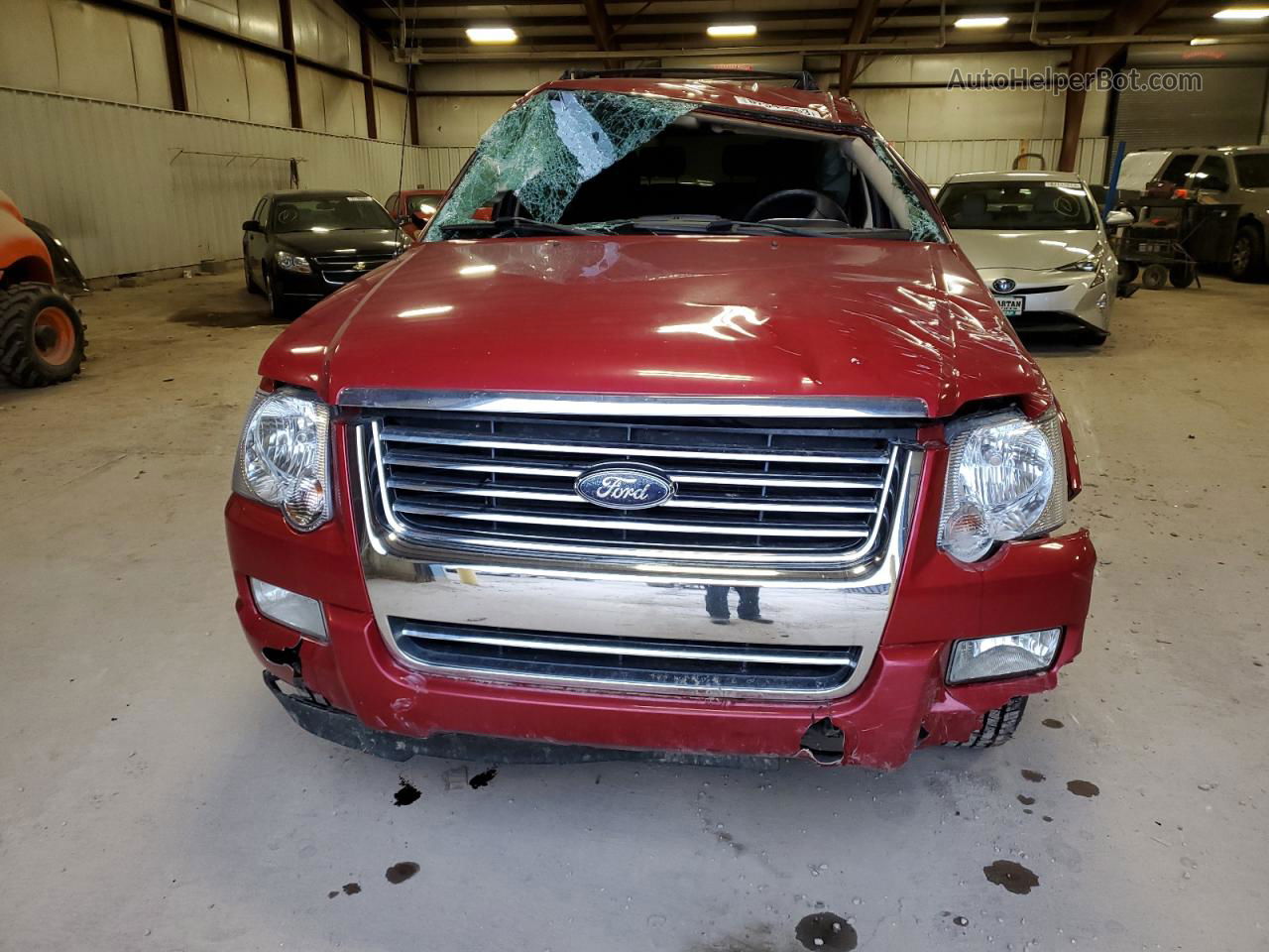 2010 Ford Explorer Xlt Burgundy vin: 1FMEU7DE6AUA74392