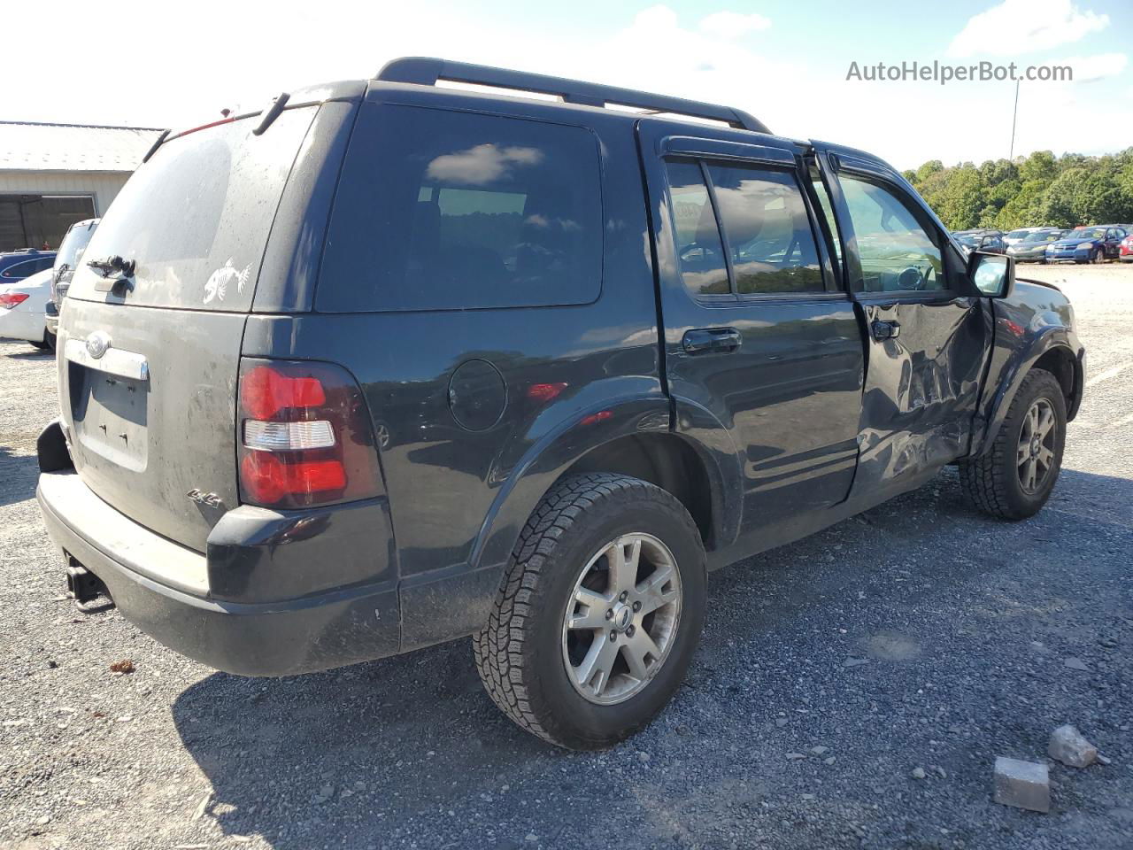 2010 Ford Explorer Xlt Black vin: 1FMEU7DE6AUA81732