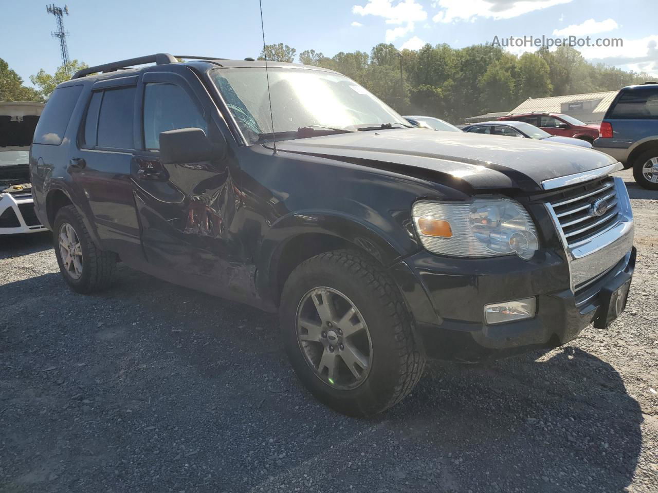 2010 Ford Explorer Xlt Black vin: 1FMEU7DE6AUA81732