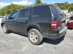 2010 Ford Explorer Xlt Black vin: 1FMEU7DE6AUA81732