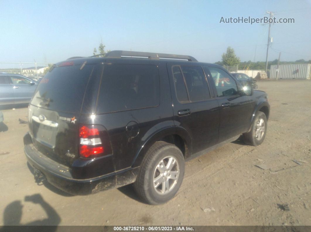 2010 Ford Explorer Xlt Black vin: 1FMEU7DE6AUA84579