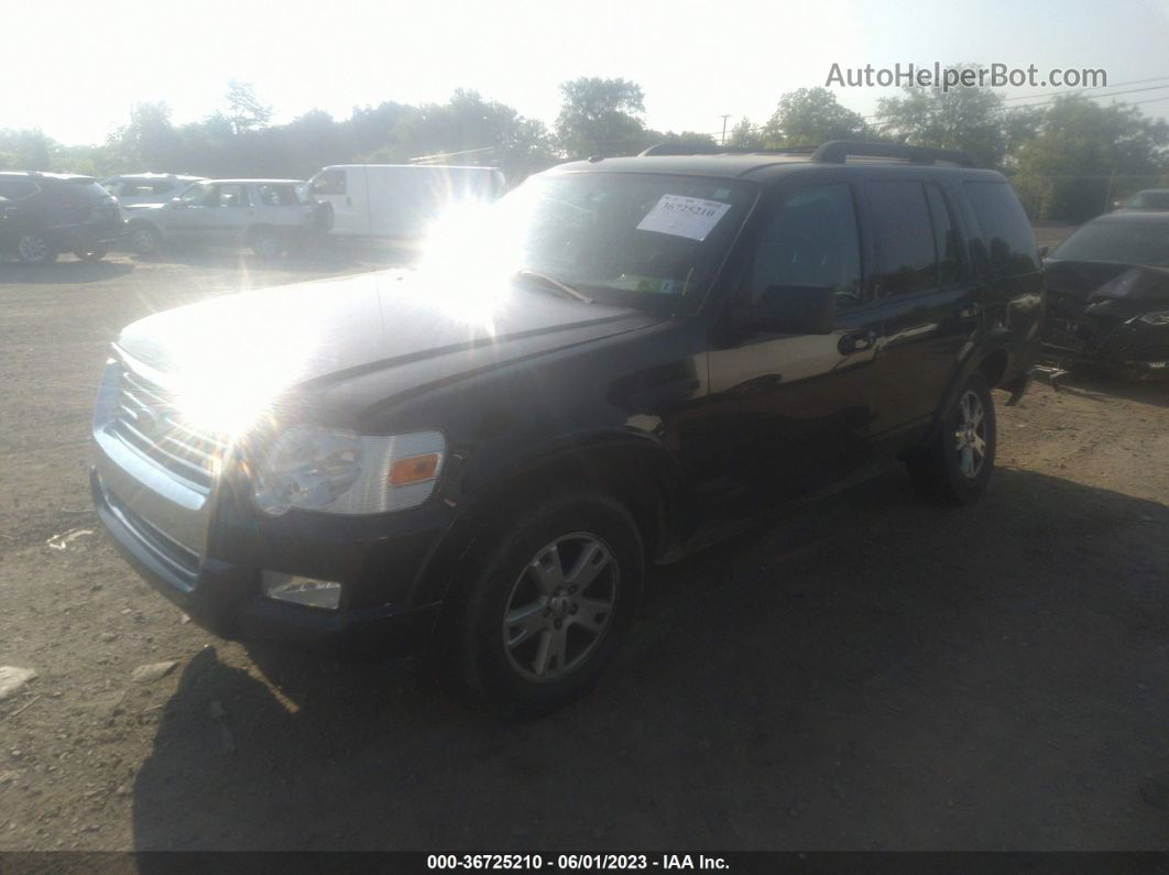 2010 Ford Explorer Xlt Black vin: 1FMEU7DE6AUA84579