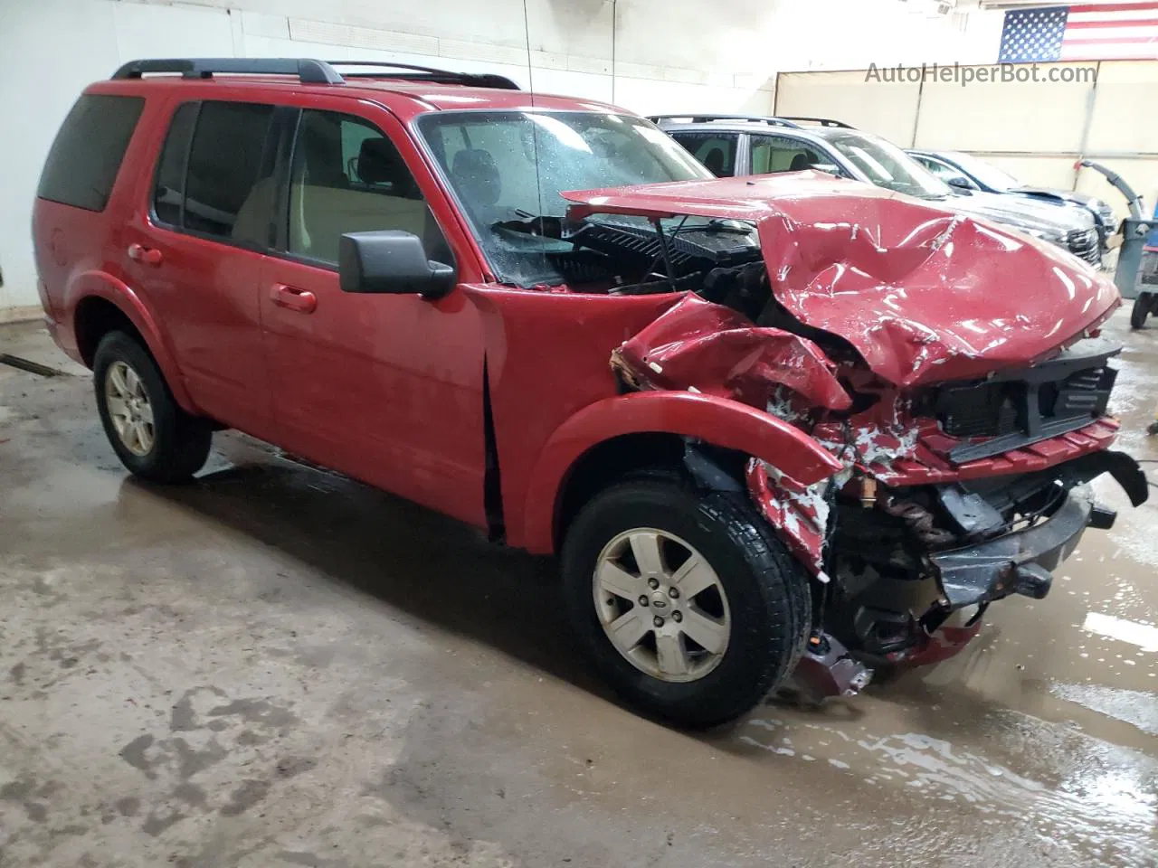 2010 Ford Explorer Xlt Red vin: 1FMEU7DE8AUA32287