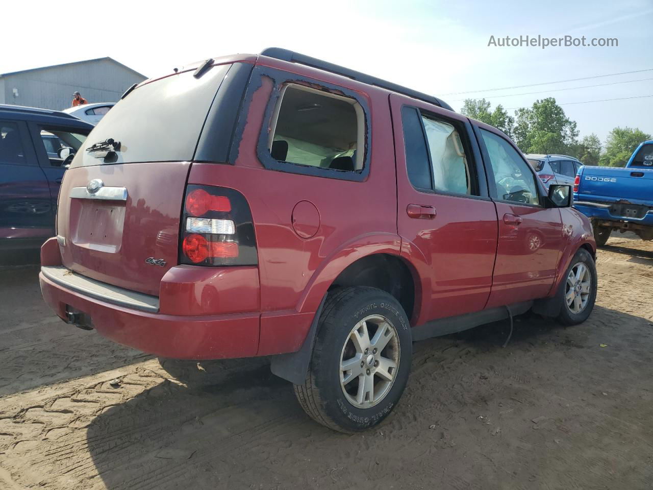 2010 Ford Explorer Xlt Red vin: 1FMEU7DE8AUA90769