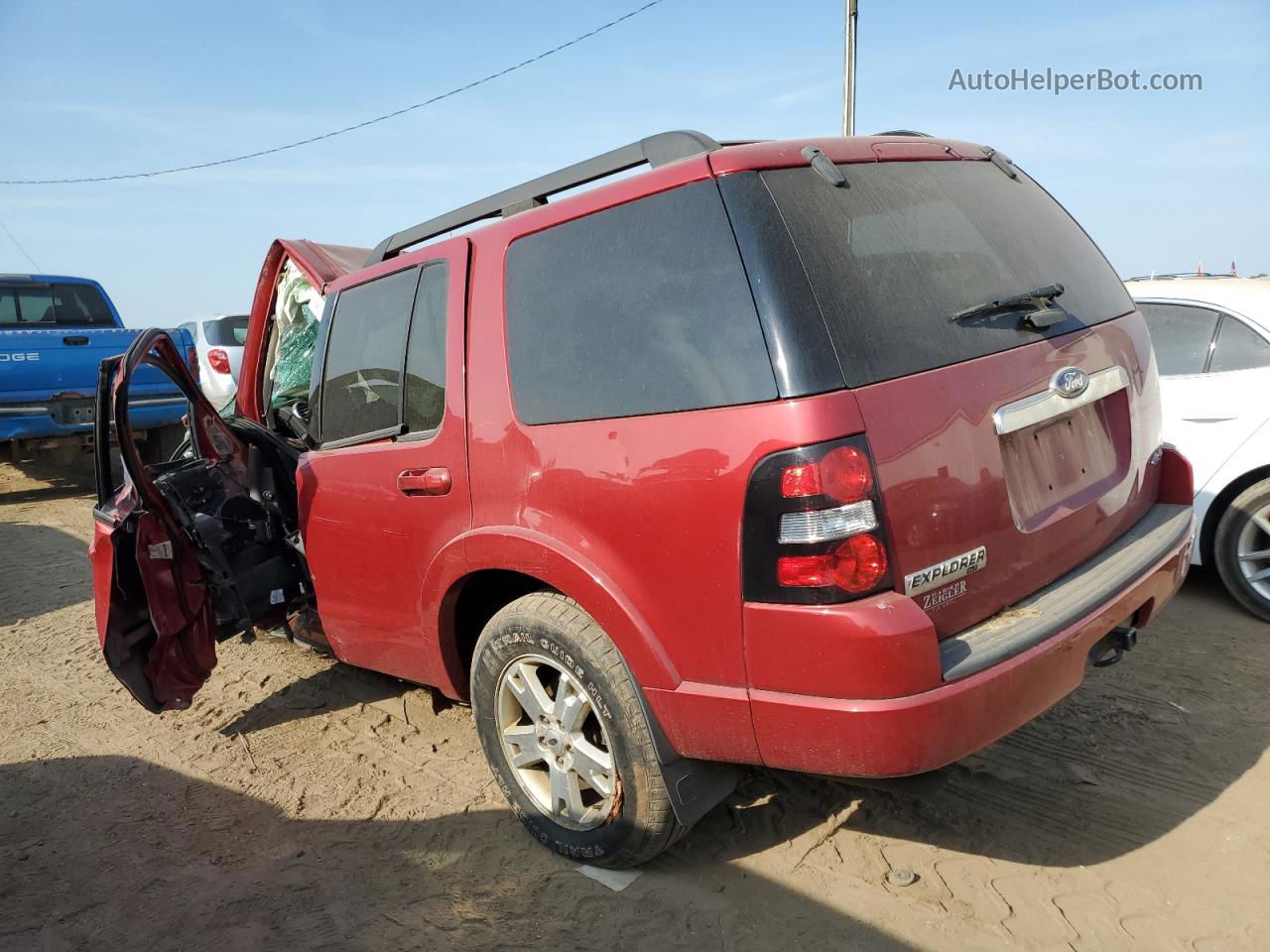 2010 Ford Explorer Xlt Red vin: 1FMEU7DE8AUA90769