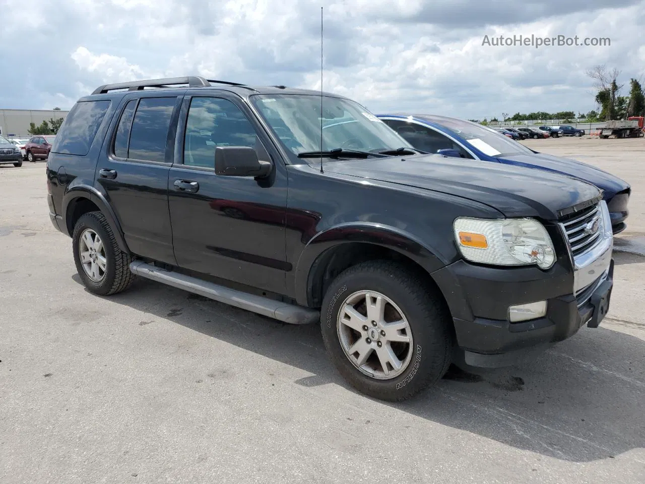 2010 Ford Explorer Xlt Black vin: 1FMEU7DE9AUA10640