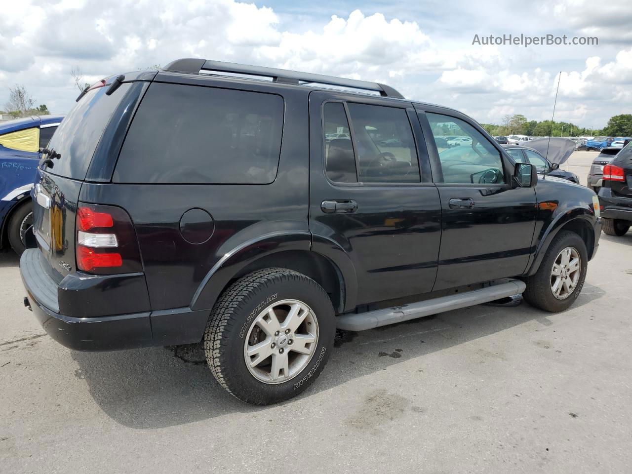 2010 Ford Explorer Xlt Black vin: 1FMEU7DE9AUA10640