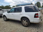 2010 Ford Explorer Xlt White vin: 1FMEU7DE9AUA39619