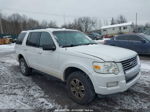 2010 Ford Explorer Xlt White vin: 1FMEU7DE9AUA62804