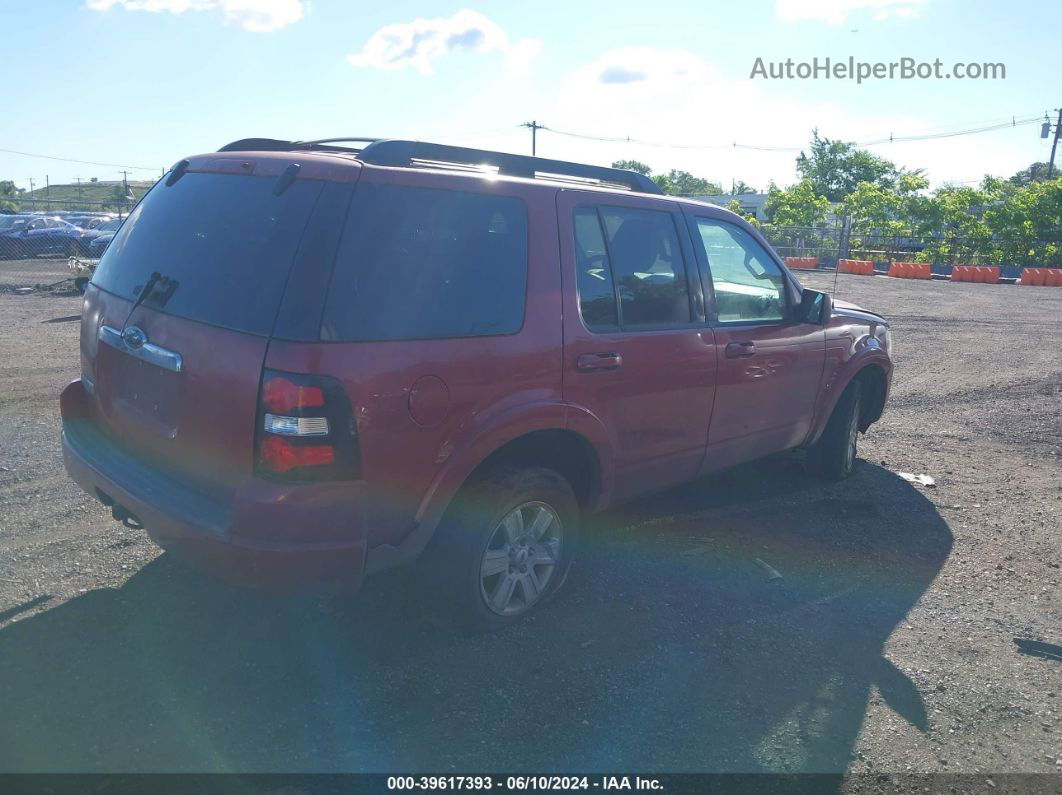 2010 Ford Explorer Xlt Red vin: 1FMEU7DEXAUA22618