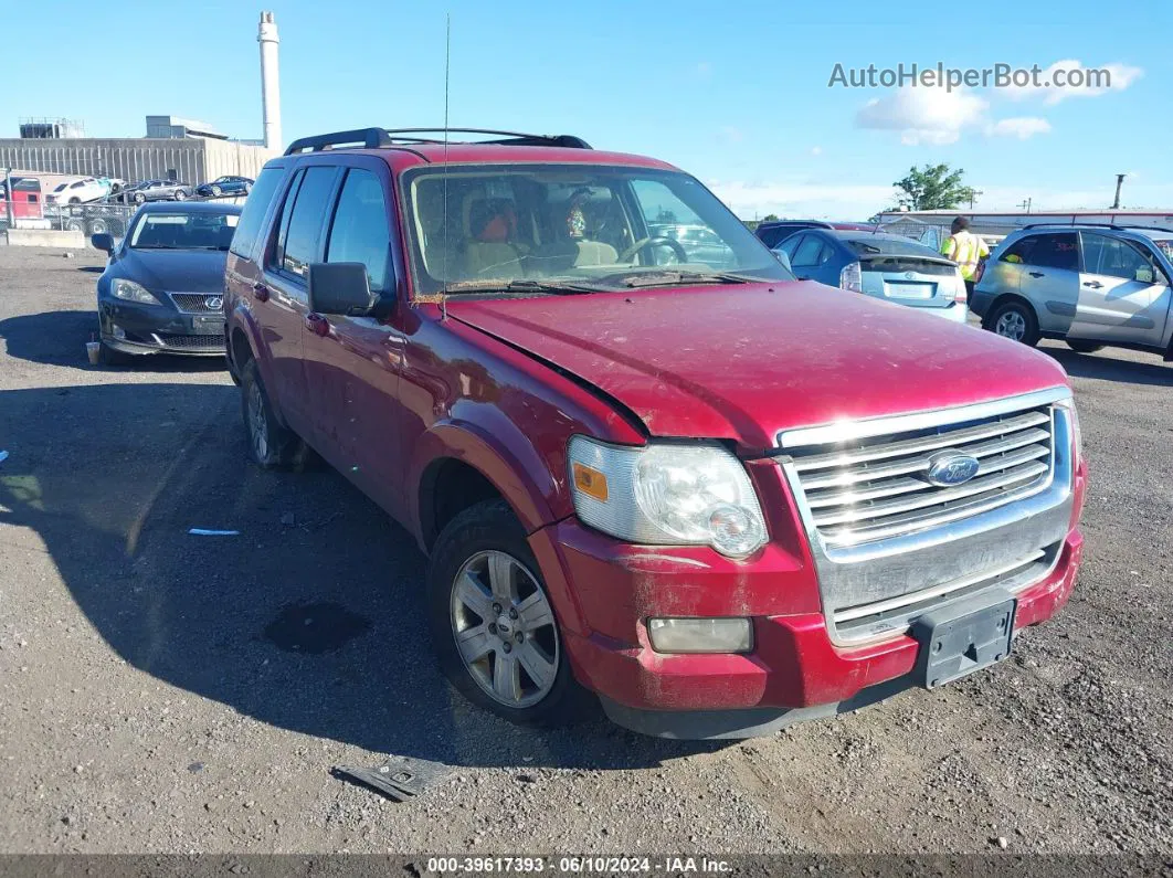 2010 Ford Explorer Xlt Red vin: 1FMEU7DEXAUA22618