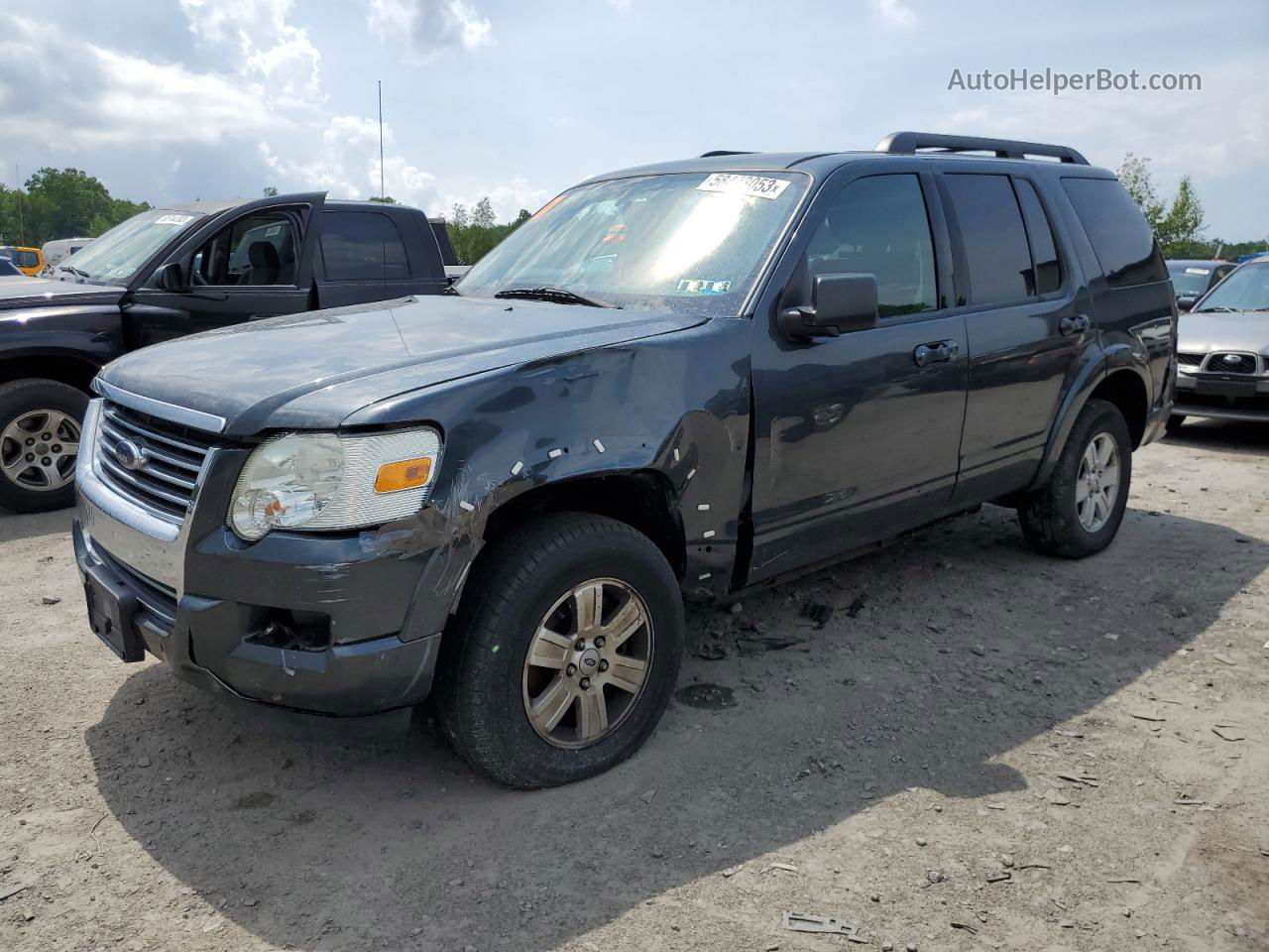 2010 Ford Explorer Xlt Charcoal vin: 1FMEU7DEXAUA28743