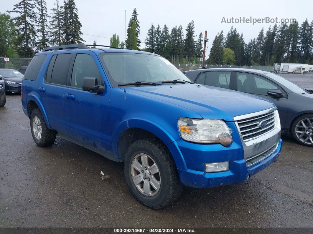 2010 Ford Explorer Xlt Blue vin: 1FMEU7DEXAUA69034