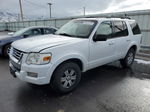 2010 Ford Explorer Xlt White vin: 1FMEU7DEXAUA90773