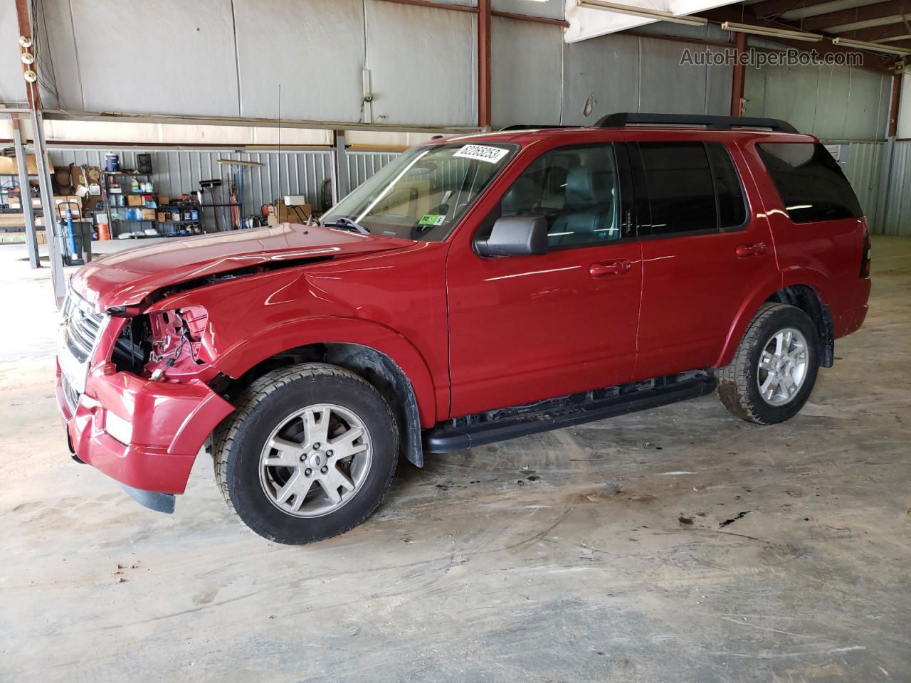 2010 Ford Explorer Xlt Red vin: 1FMEU7DEXAUA96041