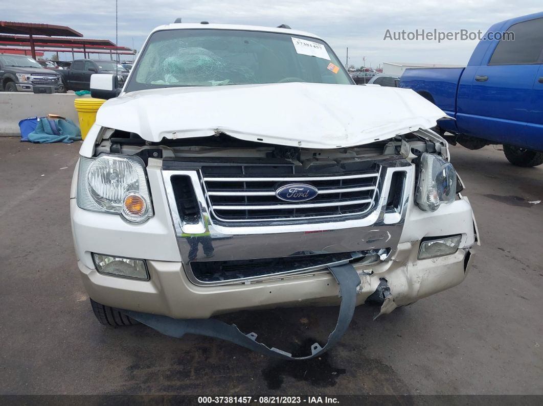 2010 Ford Explorer Eddie Bauer White vin: 1FMEU7E81AUA26257