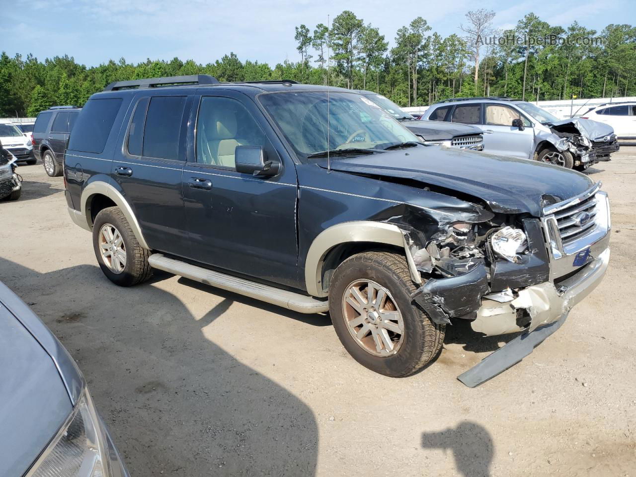 2010 Ford Explorer Eddie Bauer Blue vin: 1FMEU7E88AUA42598