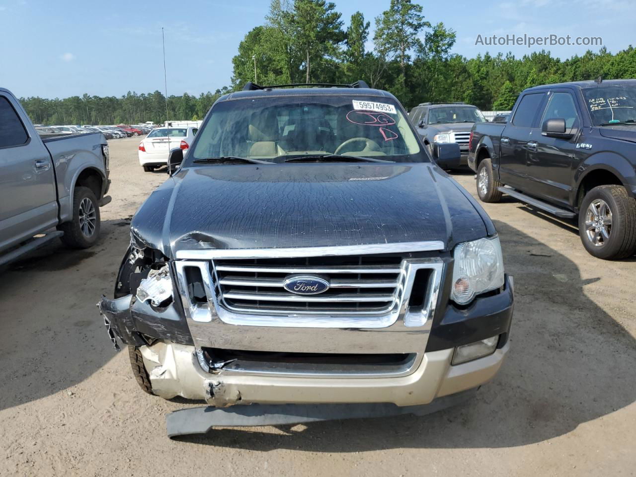 2010 Ford Explorer Eddie Bauer Blue vin: 1FMEU7E88AUA42598