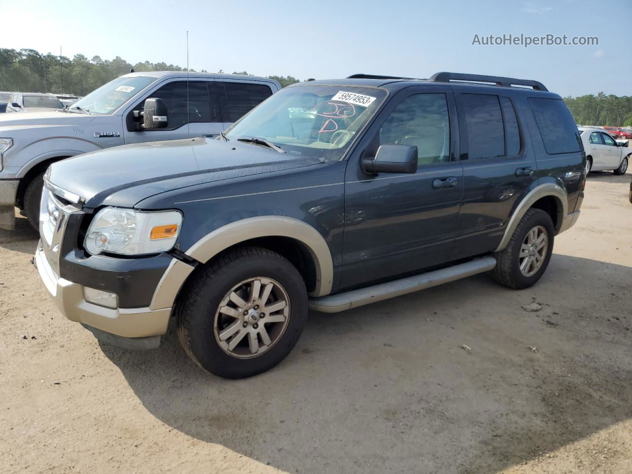 2010 Ford Explorer Eddie Bauer Blue vin: 1FMEU7E88AUA42598