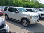 2010 Ford Explorer Eddie Bauer White vin: 1FMEU7EE0AUA85886