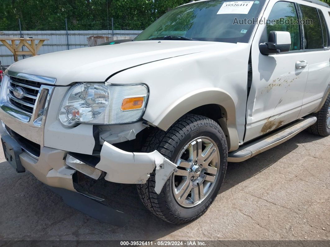 2010 Ford Explorer Eddie Bauer White vin: 1FMEU7EE0AUA85886