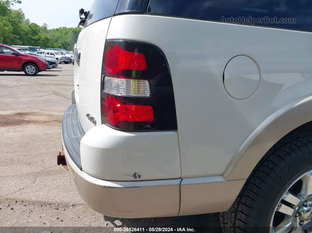 2010 Ford Explorer Eddie Bauer White vin: 1FMEU7EE0AUA85886