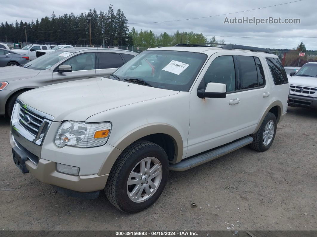 2010 Ford Explorer Eddie Bauer White vin: 1FMEU7EE0AUA98895