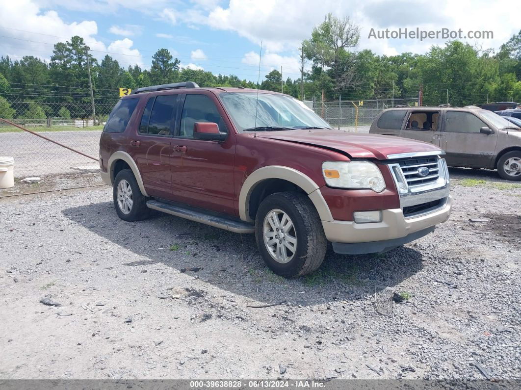 2010 Ford Explorer Eddie Bauer Burgundy vin: 1FMEU7EE1AUA31691