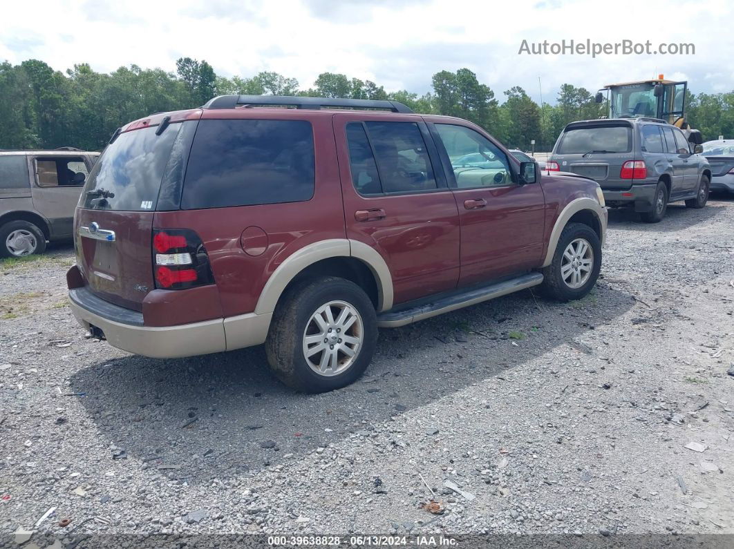 2010 Ford Explorer Eddie Bauer Burgundy vin: 1FMEU7EE1AUA31691