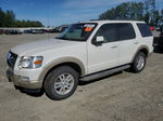 2010 Ford Explorer Eddie Bauer White vin: 1FMEU7EE1AUA97190