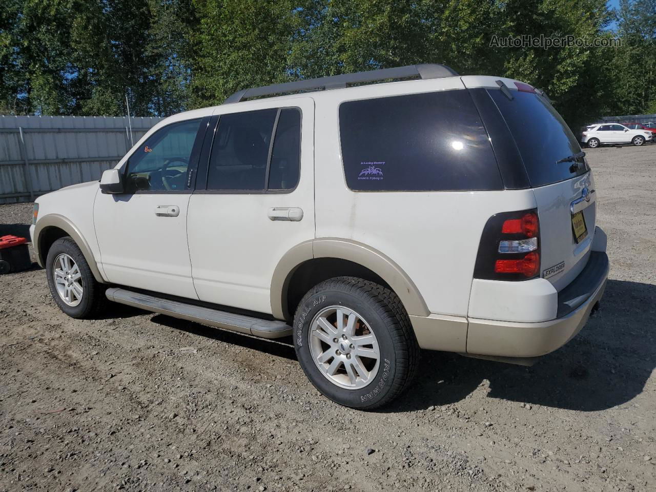 2010 Ford Explorer Eddie Bauer White vin: 1FMEU7EE1AUA97190