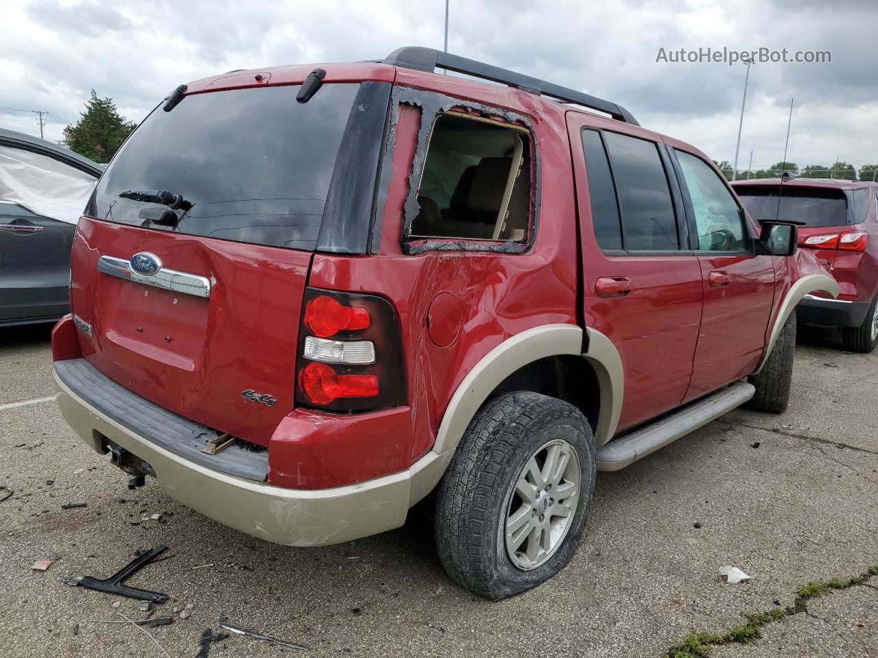 2010 Ford Explorer Eddie Bauer Red vin: 1FMEU7EE2AUA40867