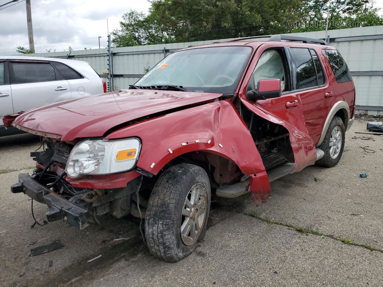 2010 Ford Explorer Eddie Bauer Red vin: 1FMEU7EE2AUA40867