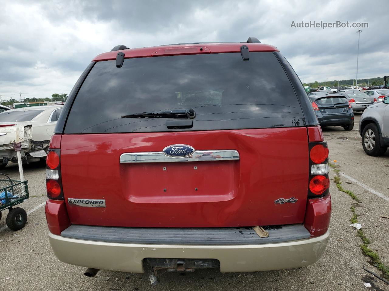 2010 Ford Explorer Eddie Bauer Red vin: 1FMEU7EE2AUA40867