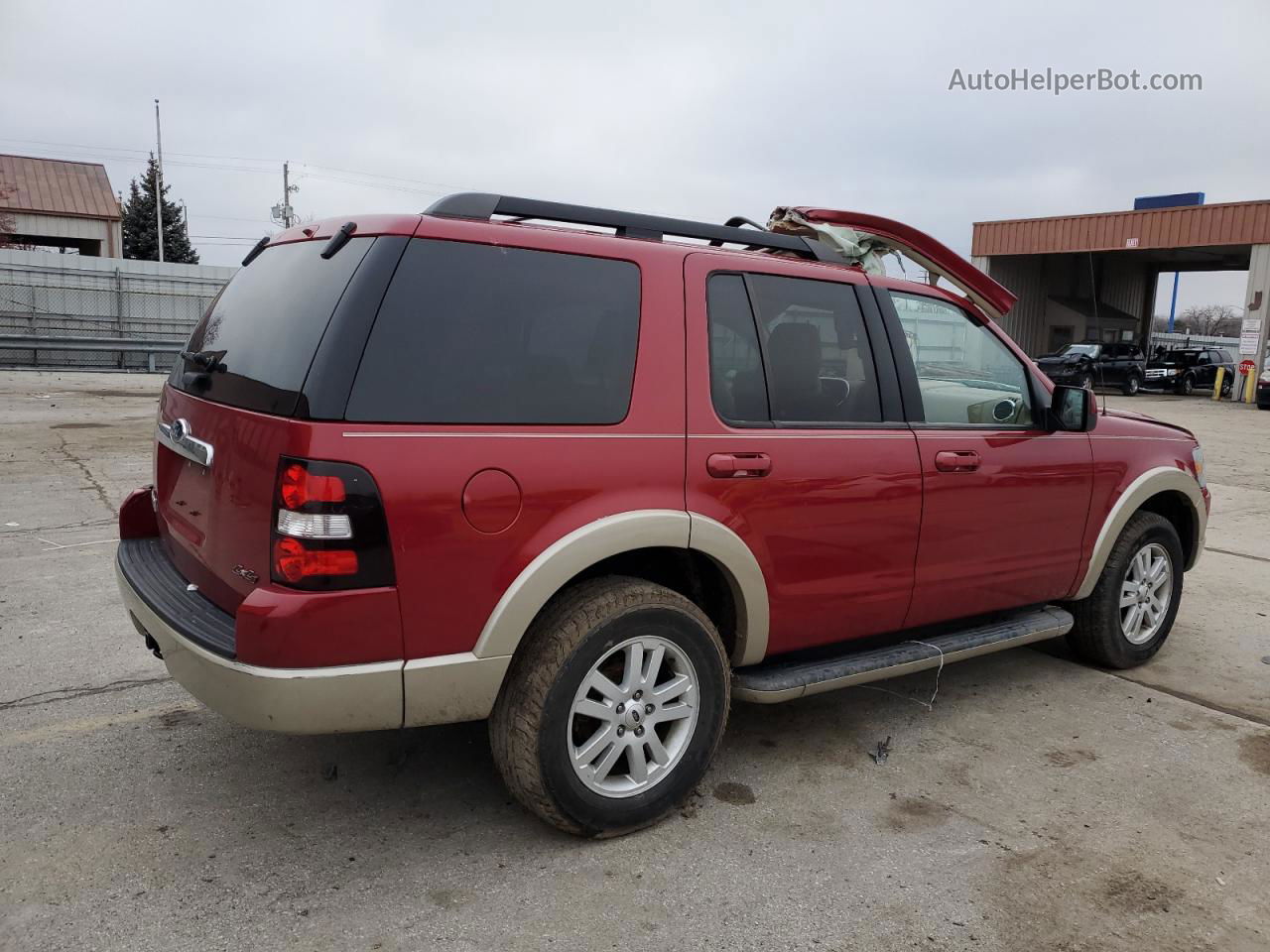 2010 Ford Explorer Eddie Bauer Бордовый vin: 1FMEU7EE2AUA96288