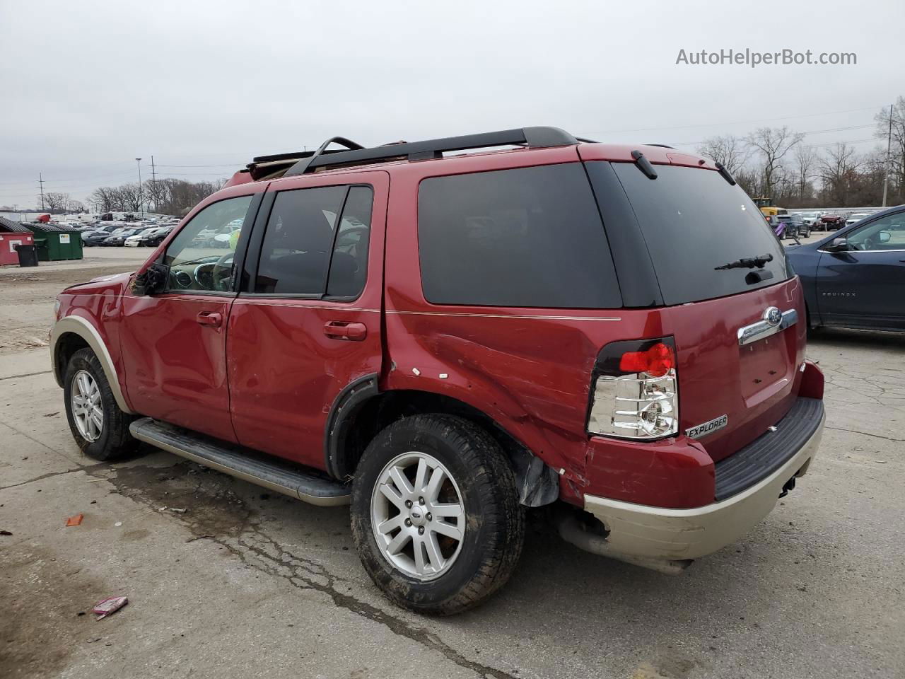 2010 Ford Explorer Eddie Bauer Бордовый vin: 1FMEU7EE2AUA96288