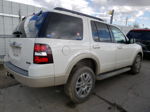 2010 Ford Explorer Eddie Bauer White vin: 1FMEU7EE2AUB13753