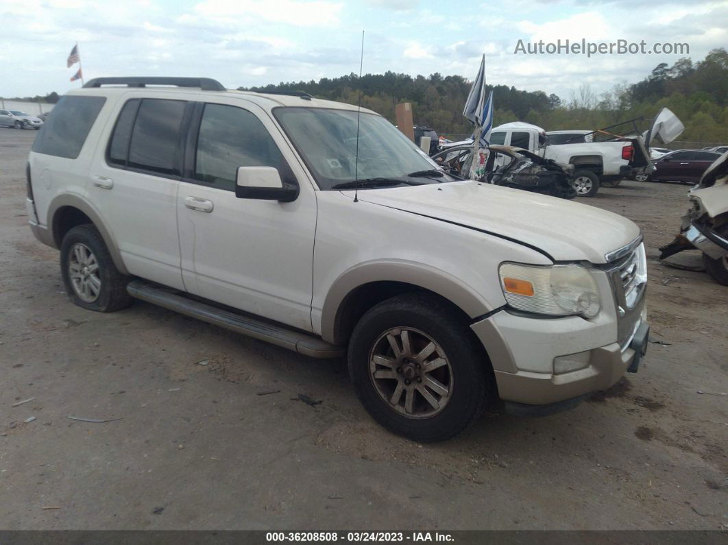 2010 Ford Explorer Eddie Bauer White vin: 1FMEU7EE3AUA48699