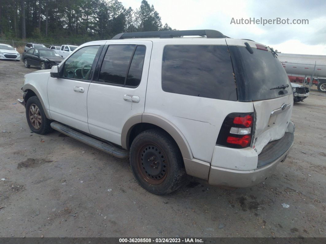 2010 Ford Explorer Eddie Bauer White vin: 1FMEU7EE3AUA48699