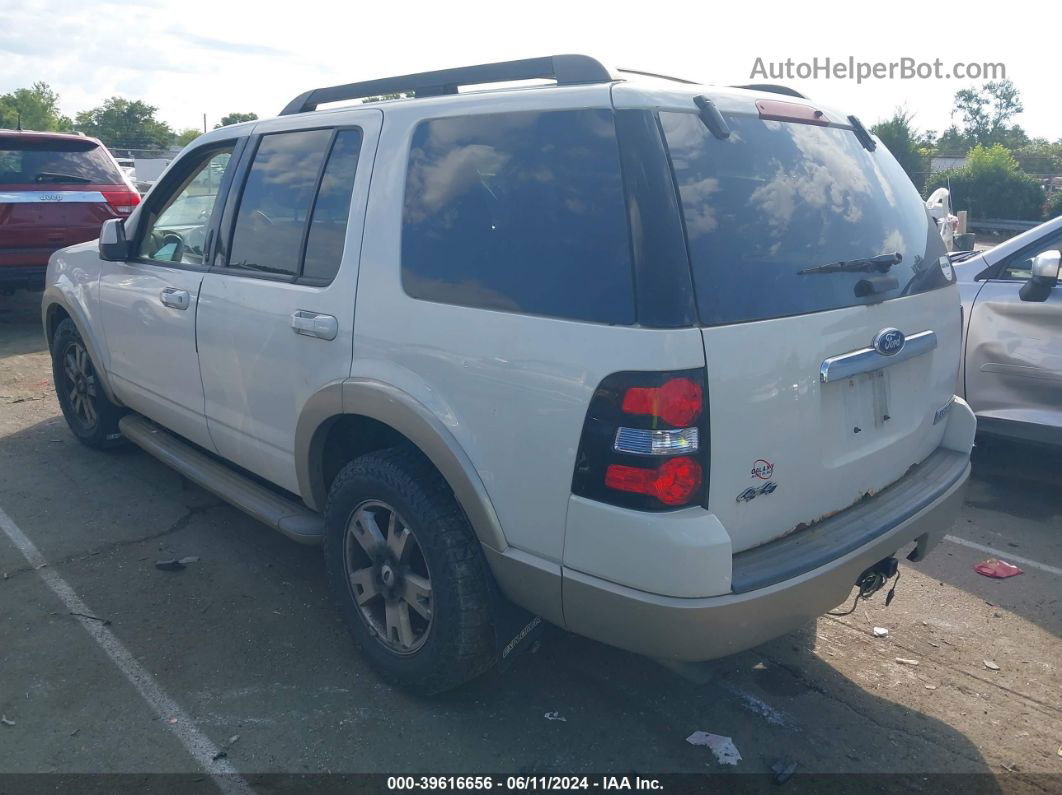 2010 Ford Explorer Eddie Bauer White vin: 1FMEU7EE3AUA59783