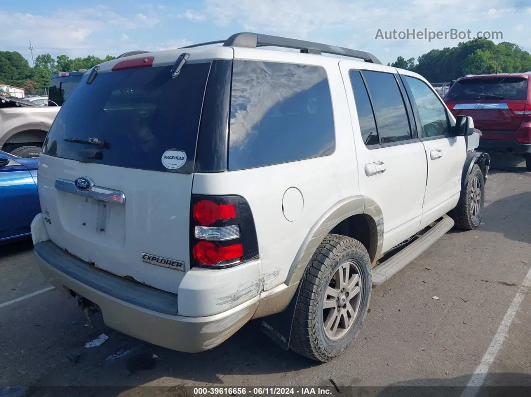 2010 Ford Explorer Eddie Bauer White vin: 1FMEU7EE3AUA59783