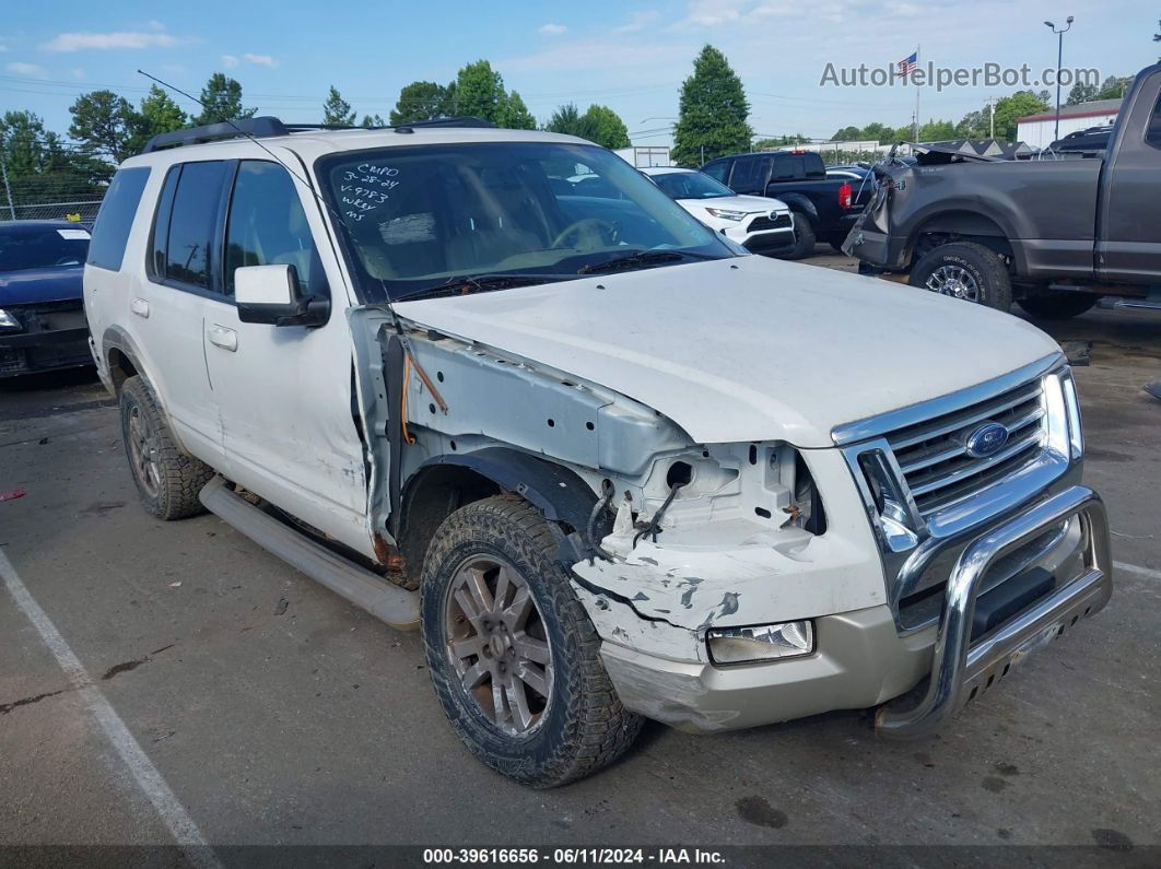 2010 Ford Explorer Eddie Bauer White vin: 1FMEU7EE3AUA59783