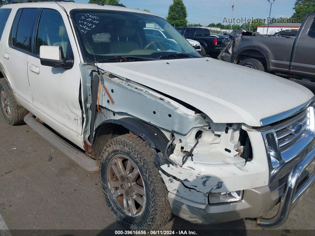 2010 Ford Explorer Eddie Bauer White vin: 1FMEU7EE3AUA59783