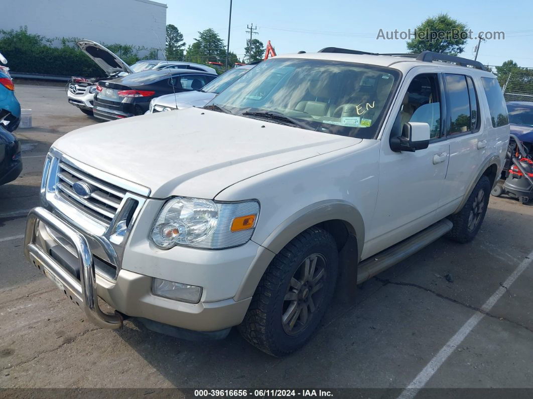 2010 Ford Explorer Eddie Bauer White vin: 1FMEU7EE3AUA59783