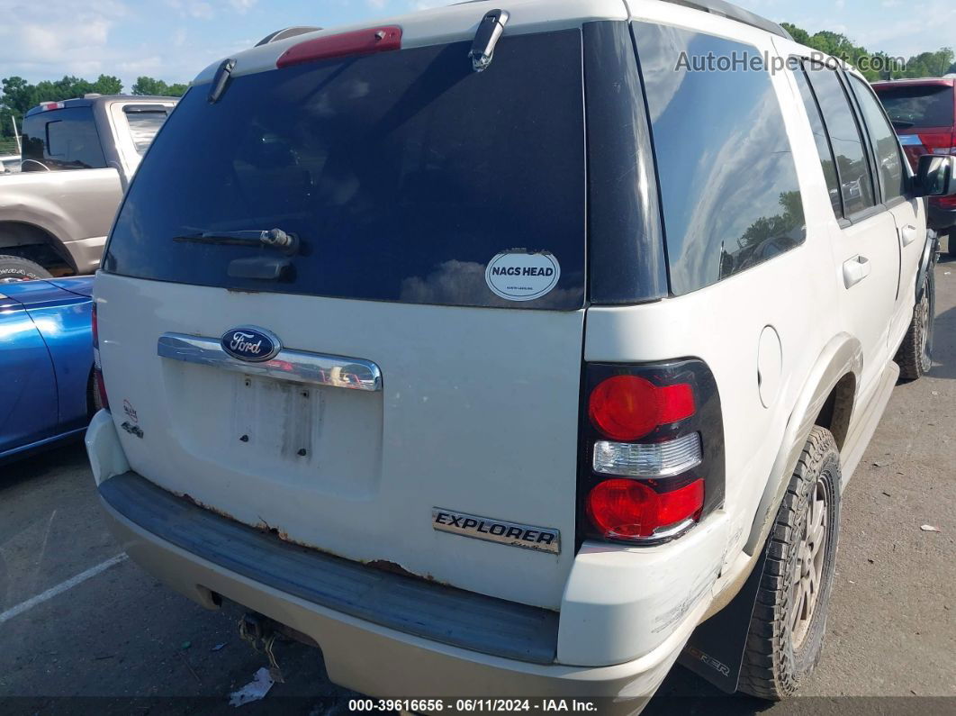 2010 Ford Explorer Eddie Bauer White vin: 1FMEU7EE3AUA59783