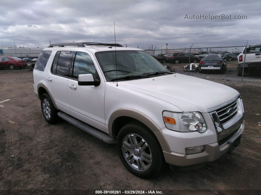 2010 Ford Explorer Eddie Bauer White vin: 1FMEU7EE3AUA92721