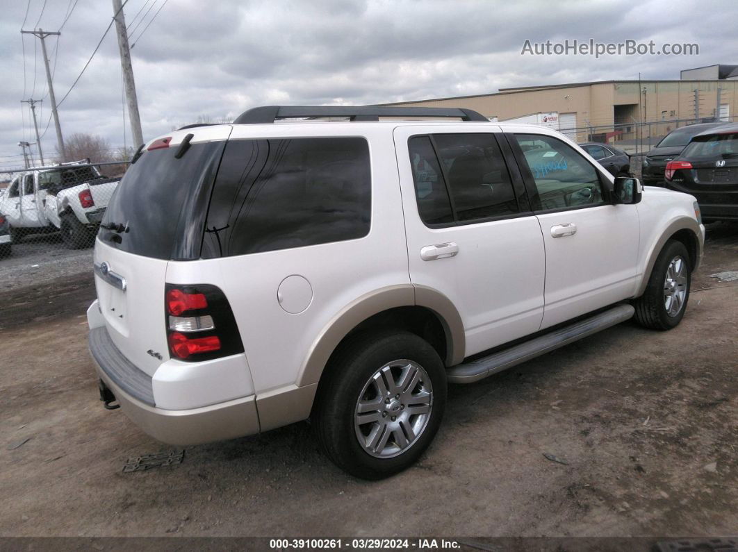 2010 Ford Explorer Eddie Bauer White vin: 1FMEU7EE3AUA92721